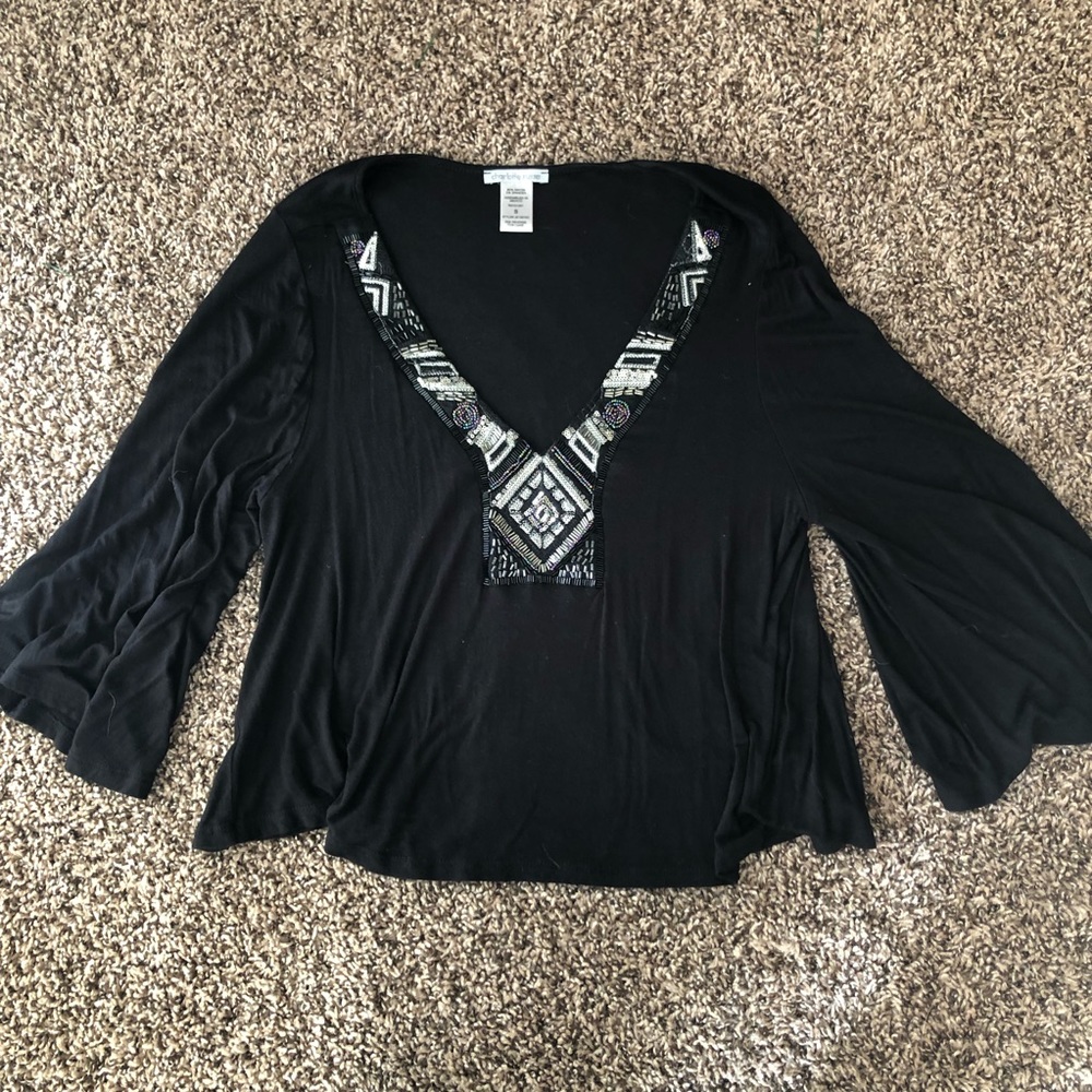 Charlotte Russe Detailed Top (S)